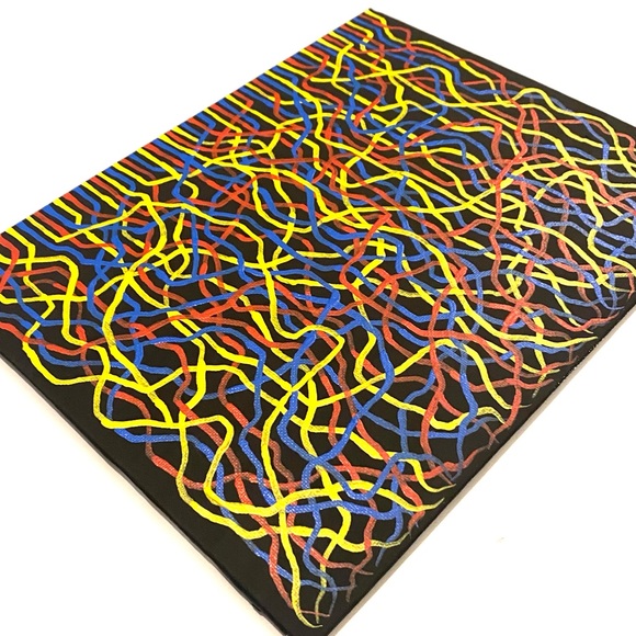 CUSTOM COLOR CHOICE - Mycelium Network Painting - Custom Handmade Art - Picture 10 of 16